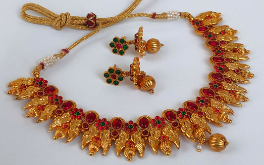 Kemp Peacock Multicolor Necklace Set - Grab2buy