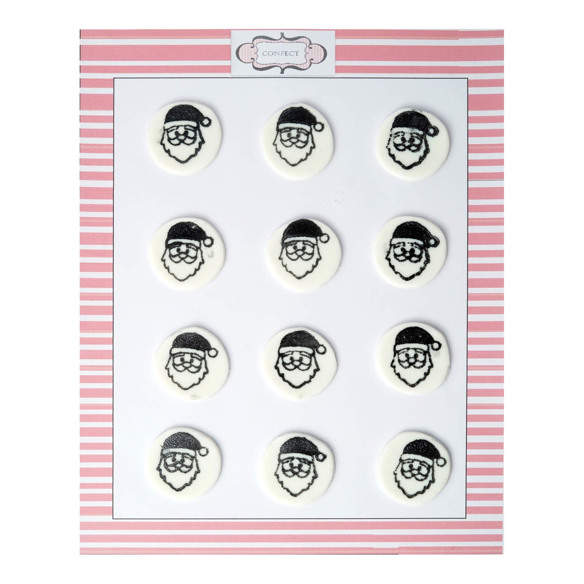 Confect Assorted Christmas Mix Black | Edible Christmas Topper