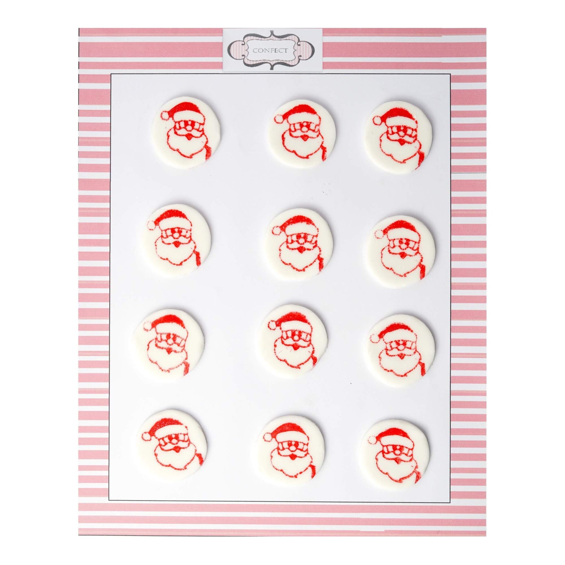 Confect Assorted Christmas Mix Red  | Edible Christmas Topper