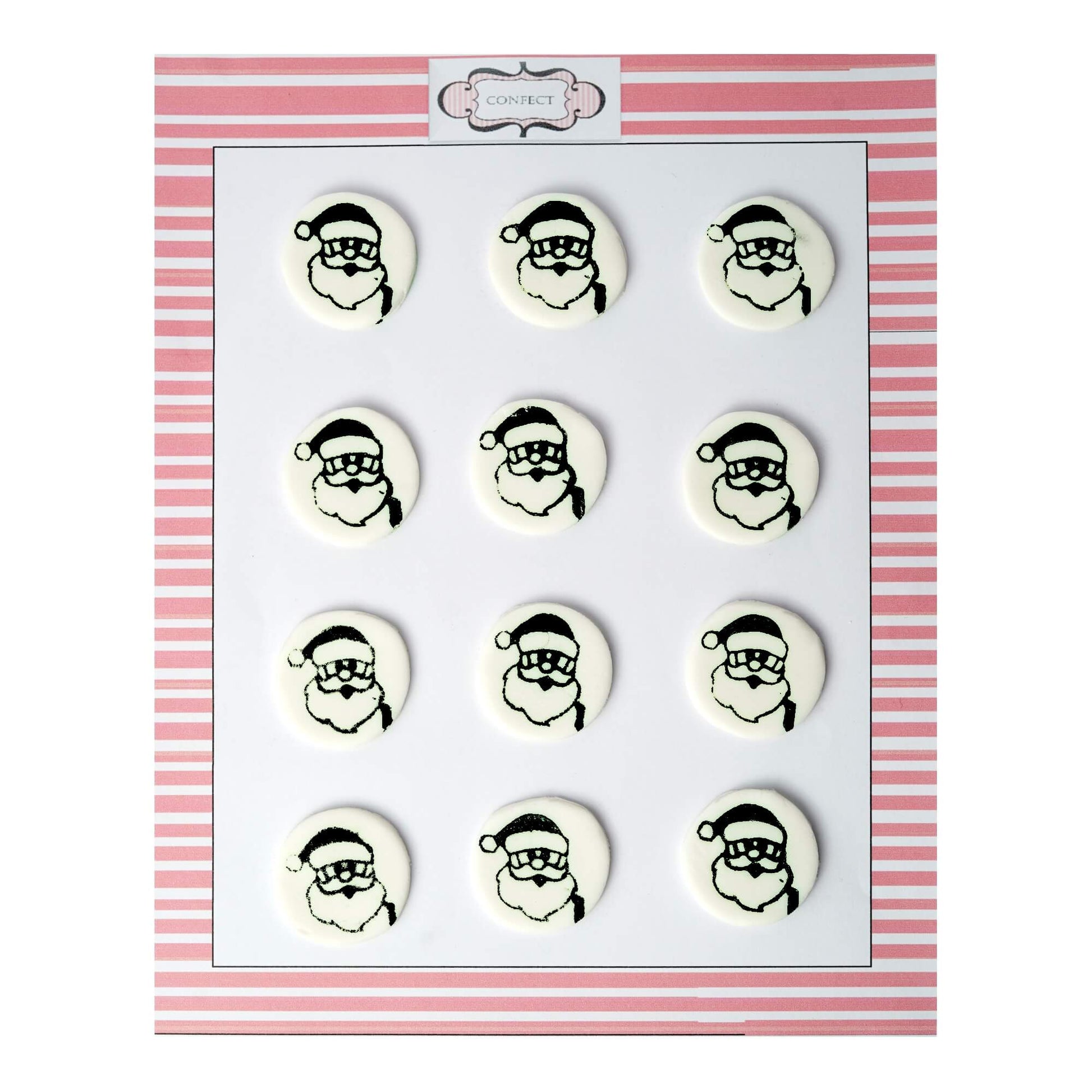 Confect Assorted Christmas Mix - Black  | Edible Christmas Topper