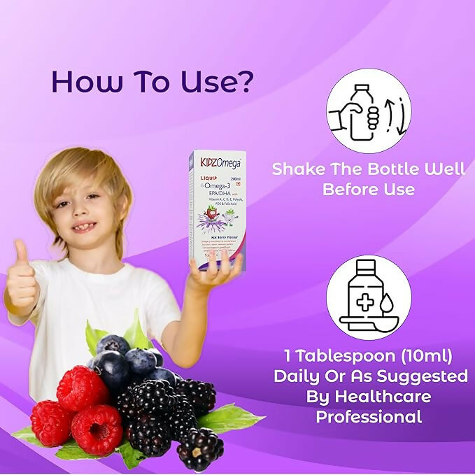 HealthAid KidzOmega (Omega 3) Syrup for Children 