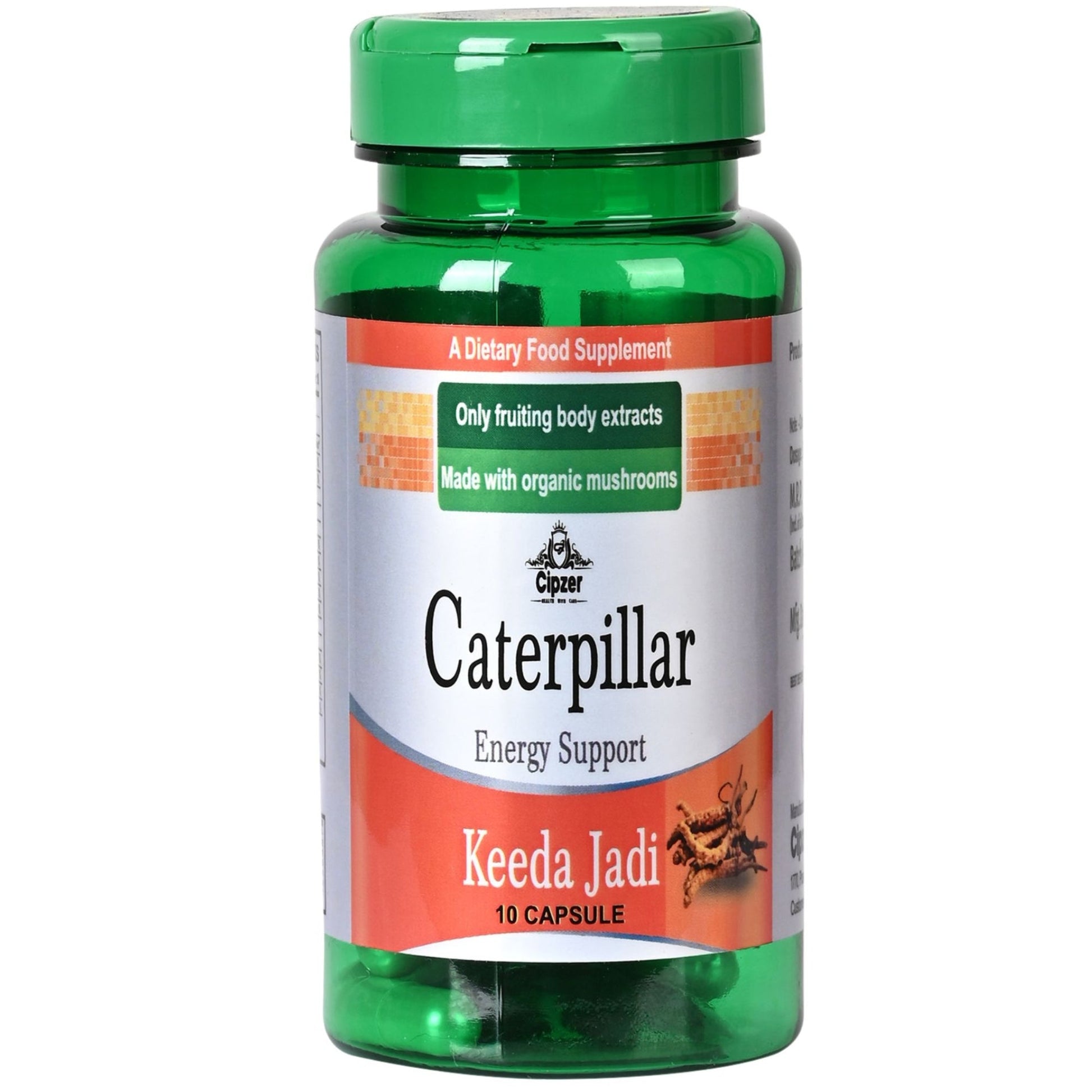 Cipzer Caterpillar Keeda Jadi Capsules 