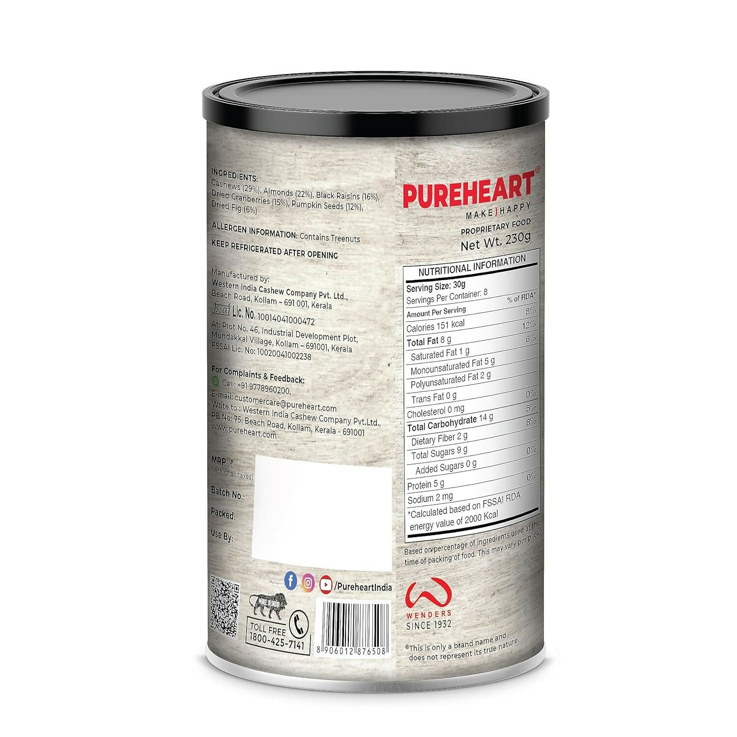 Pureheart Nutmix Fruit & Nuts Dry Fruits