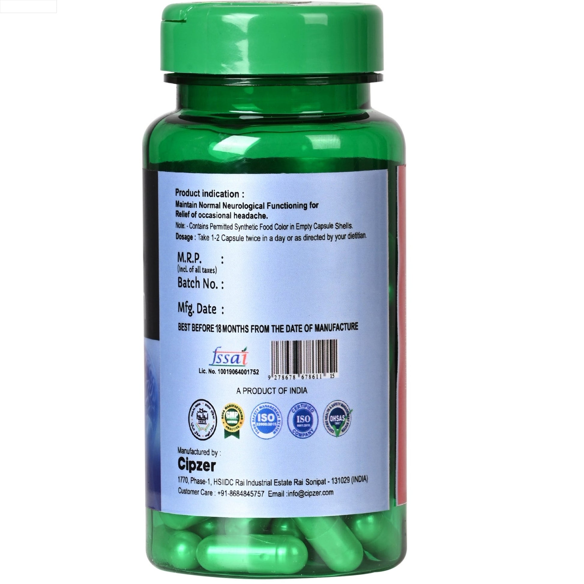 Cipzer Dr. Migrain Capsules 