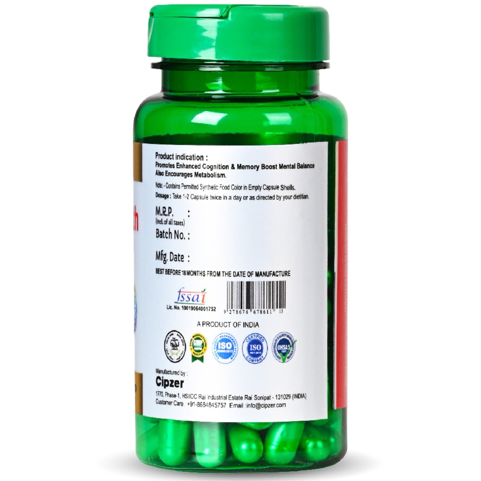 Cipzer Dr. Neuro Health Capsules 