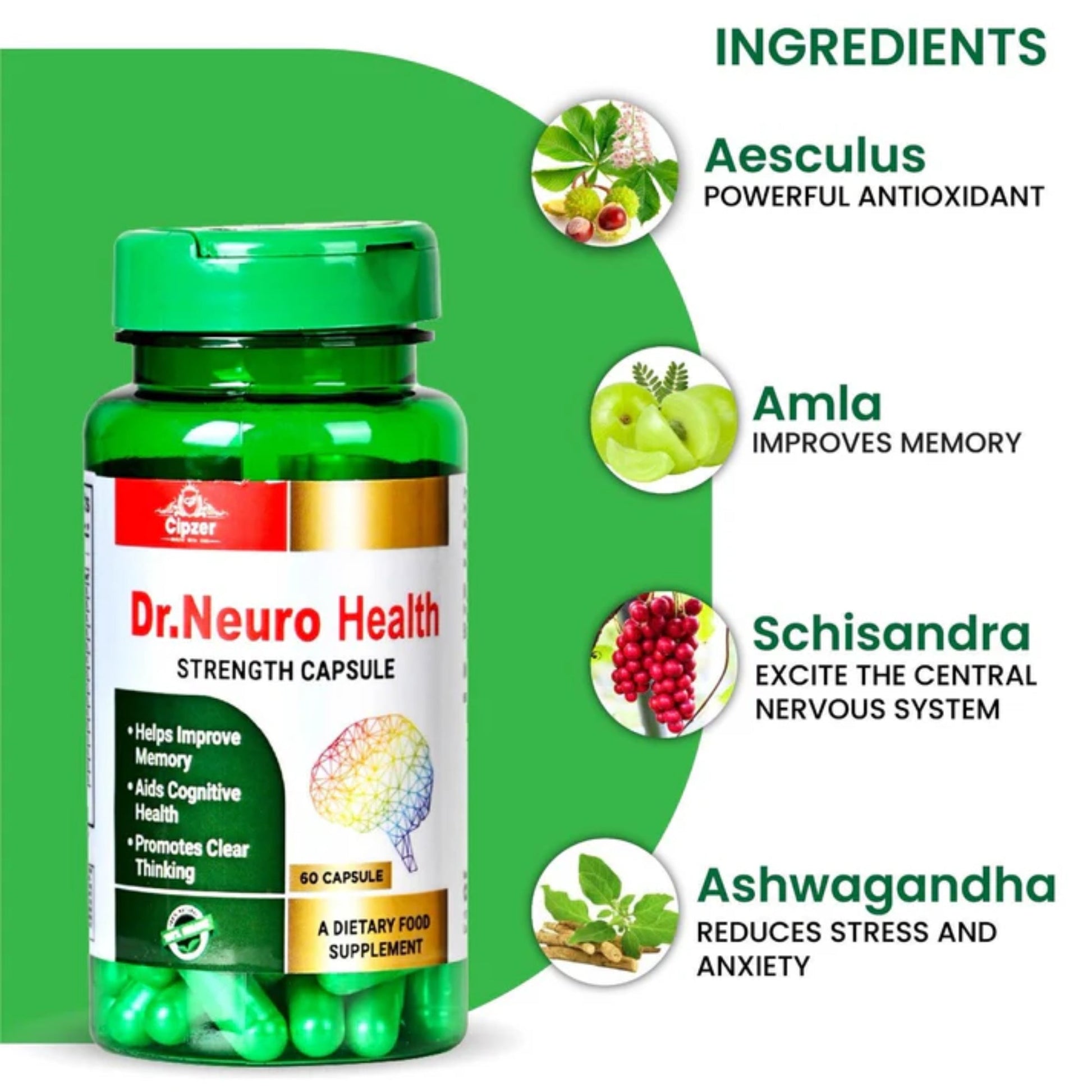 Cipzer Dr. Neuro Health Capsules 