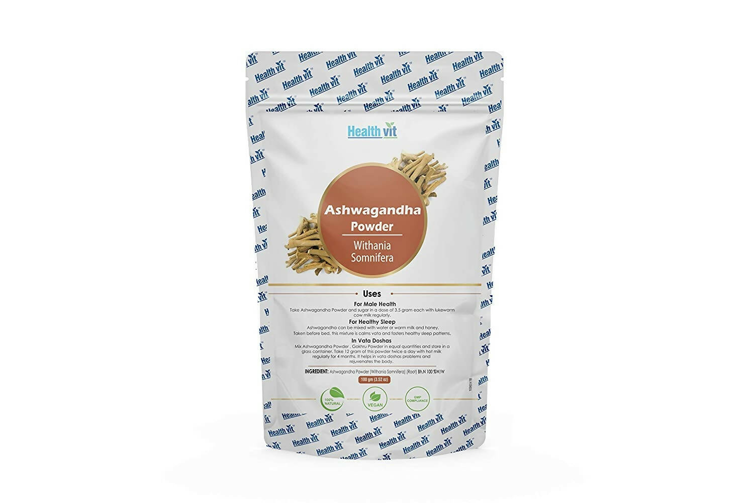 Healthvit Natural Ashwagandha Powder 