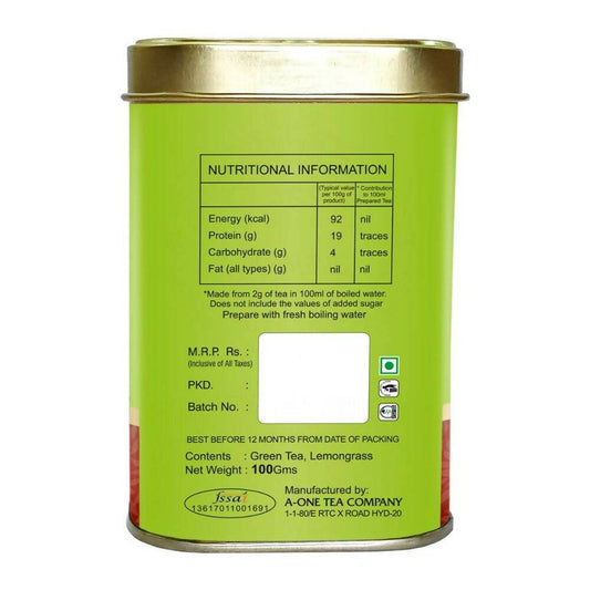 A-One Classic Premium Lemongrass Green Tea - Grab2buy