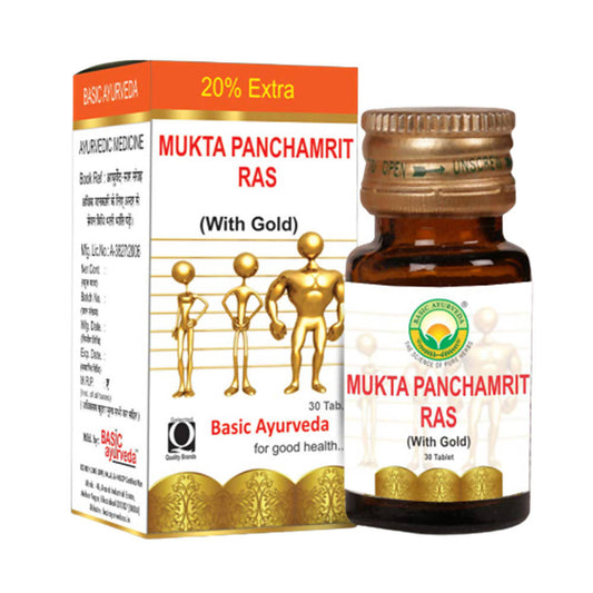 Basic Ayurveda Mukta Panchamrit Ras  Grab2Buy Basic Ayurveda Grab2Buy