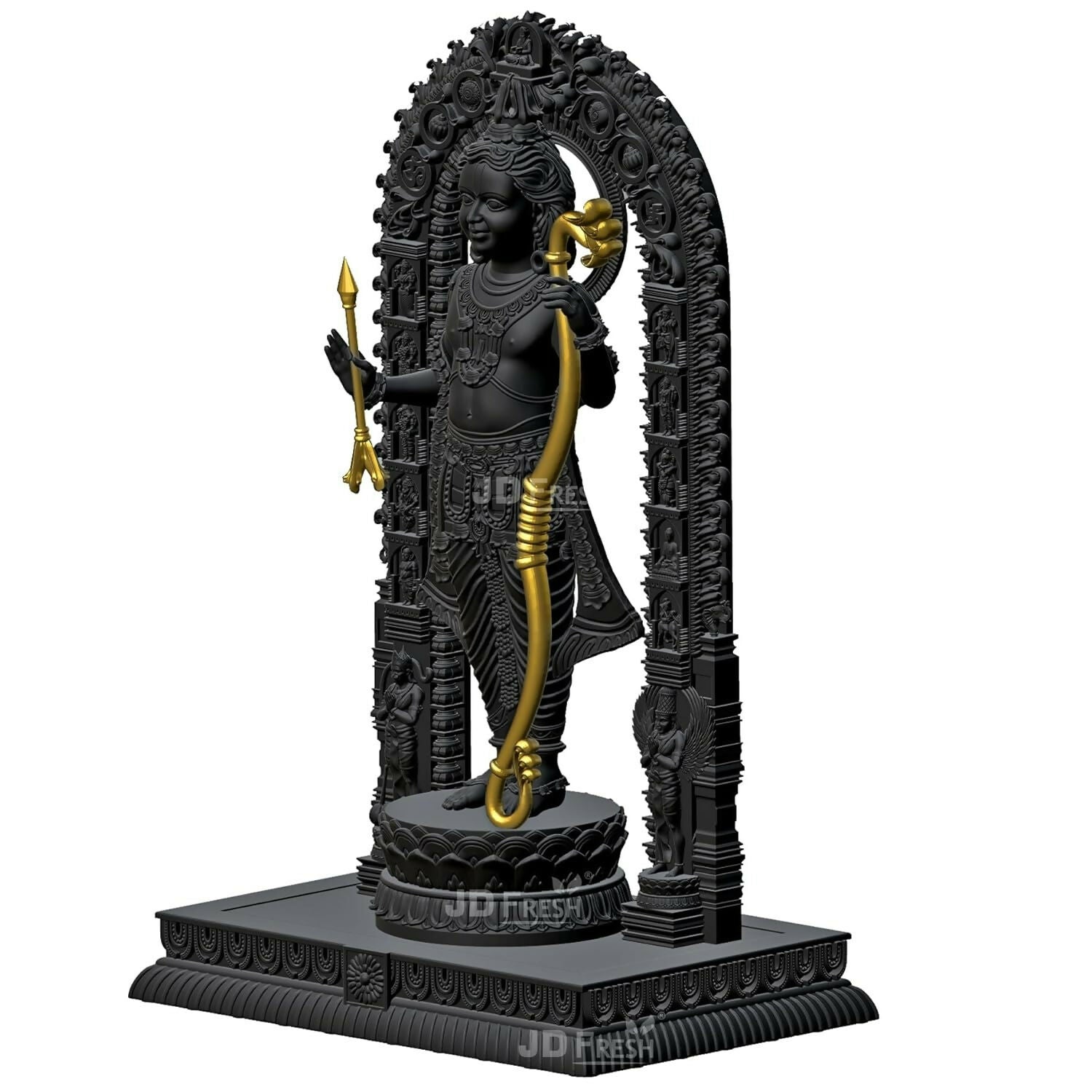 Jd Fresh Shree Ram Lalla Murti In Ayodhya Mandir Ramlalla Temple Idol - Grab2buy