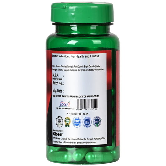 Cipzer Fitness Nutrition Maximum Strength Capsules 