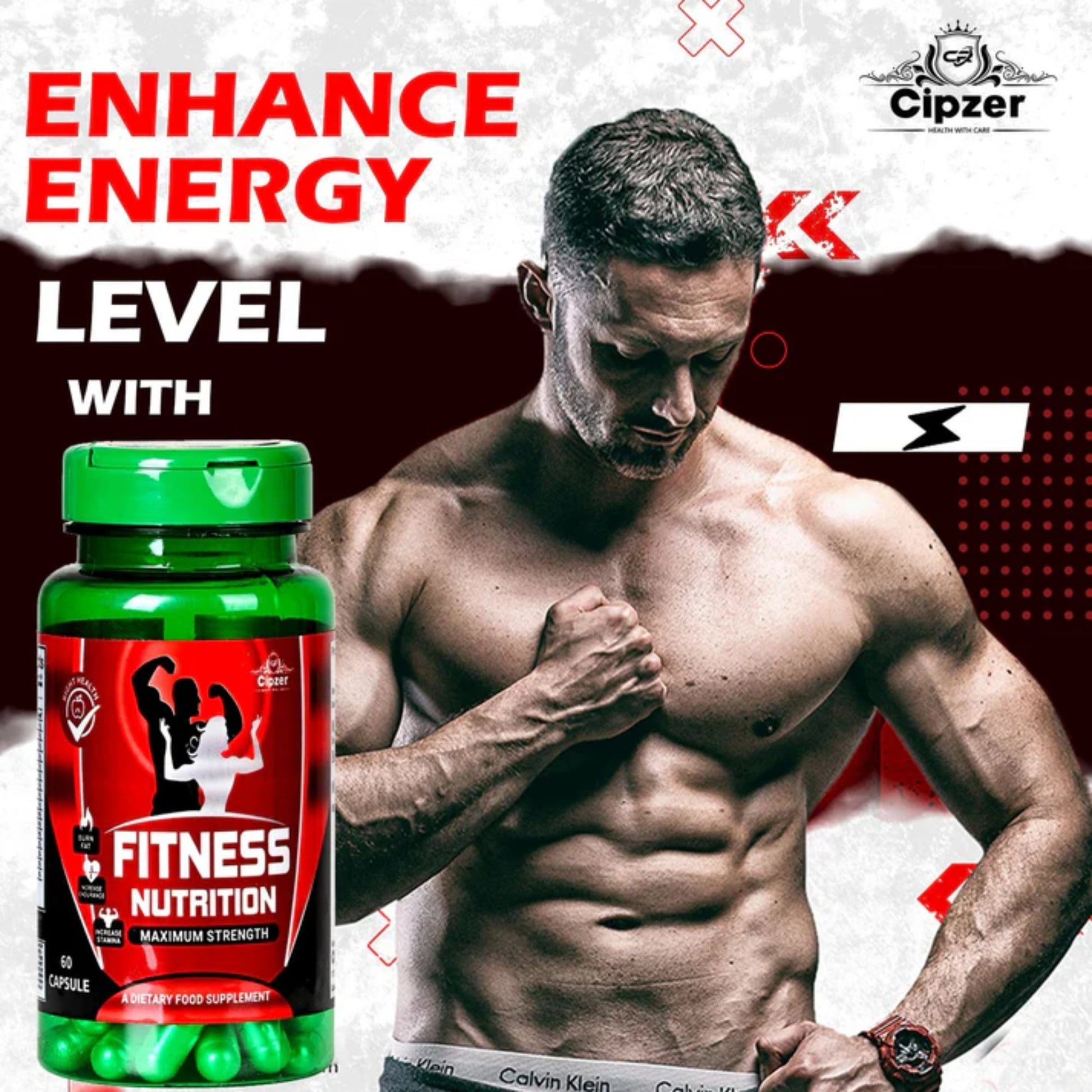 Cipzer Fitness Nutrition Maximum Strength Capsules 