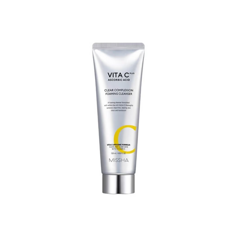 Missha Vita C Plus Clear Complexion Foaming Cleanser  Grab2Buy Missha Grab2Buy