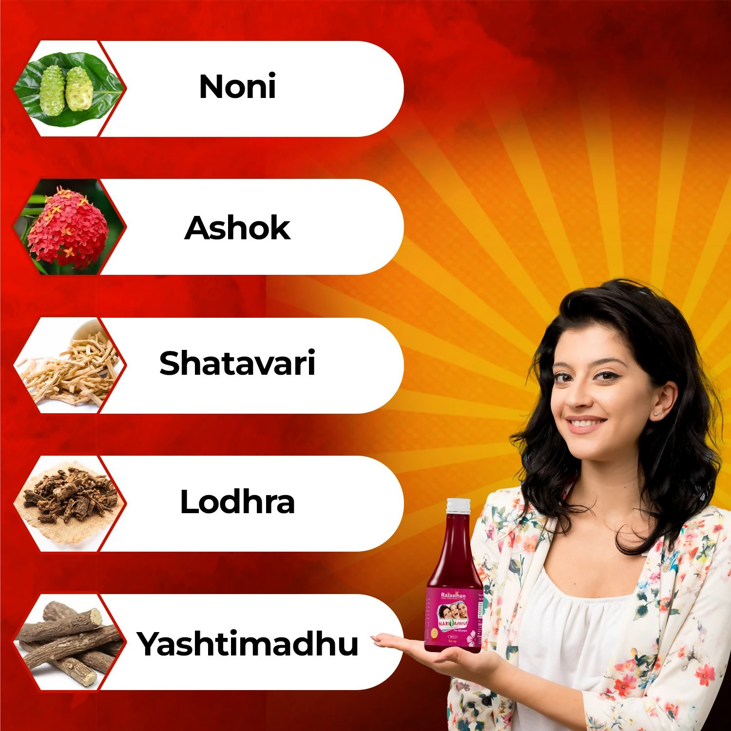 Rajasthan Herbals Nari Amrut Syrup 