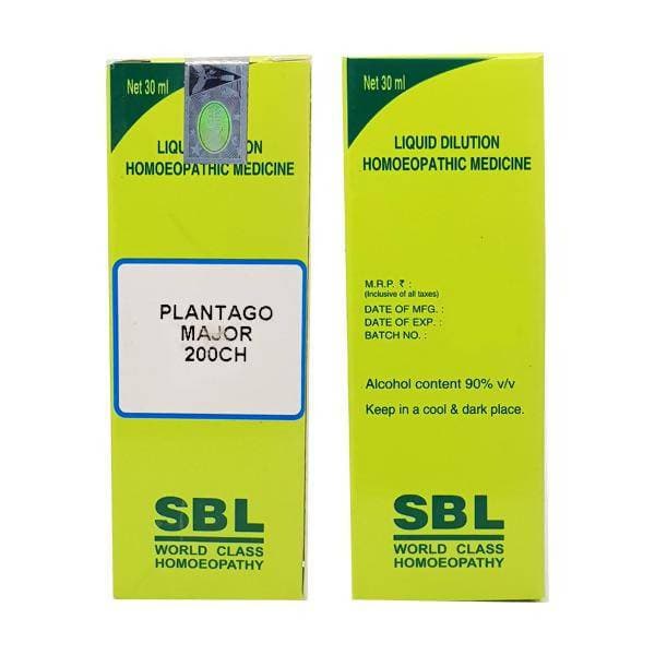 SBL Homeopathy Plantago Major Dilution 