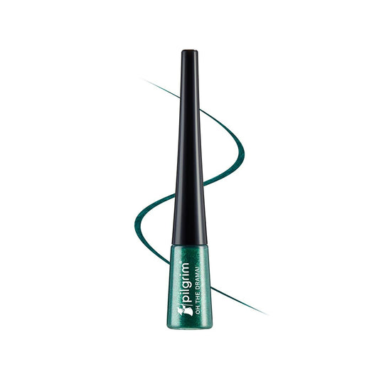 Pilgrim Metallic Eyeliner Green Envy, Long Lasting & Smudge Proof Enriched With Argan Oil - Grab2buy