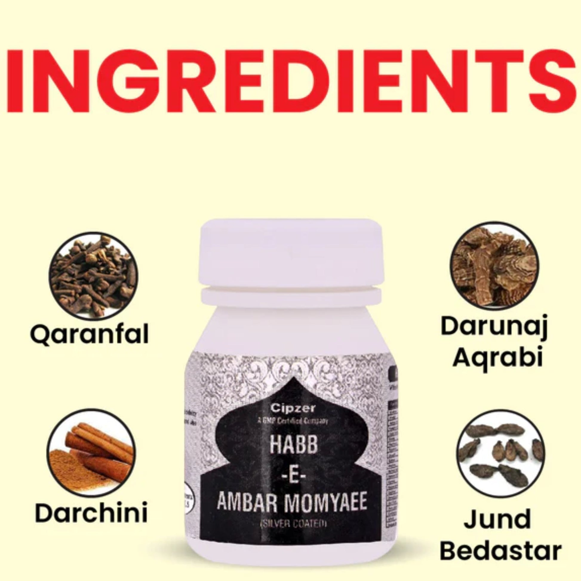 Cipzer Habb-e-Ambar Momyaee Gold Pills 
