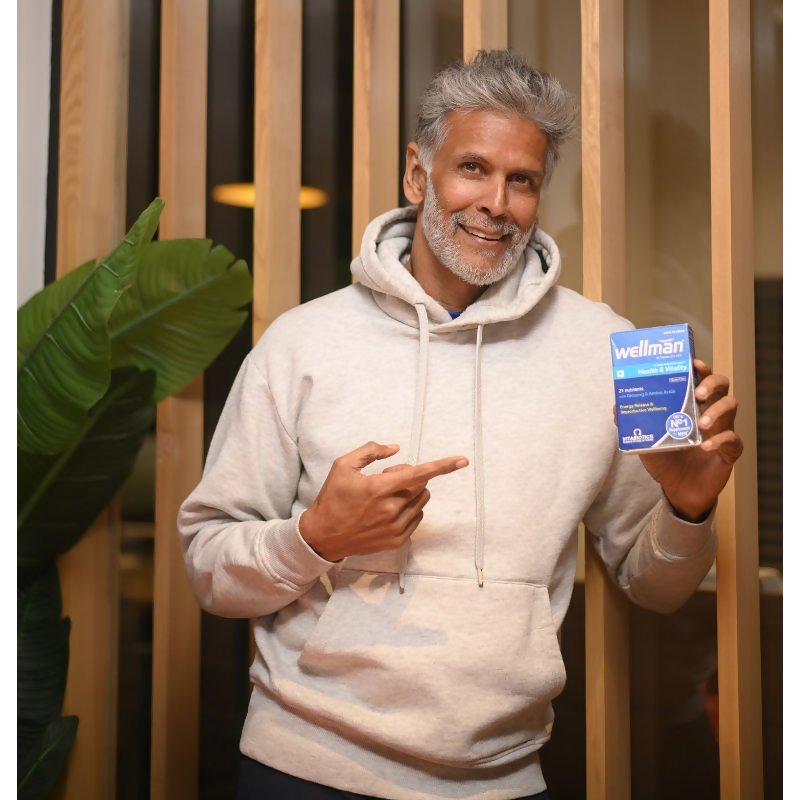 Wellman Health Supplements UK's No.1 Multivitamin( With Ginseng Amino Acids & 21 Micronutrients Tablets 