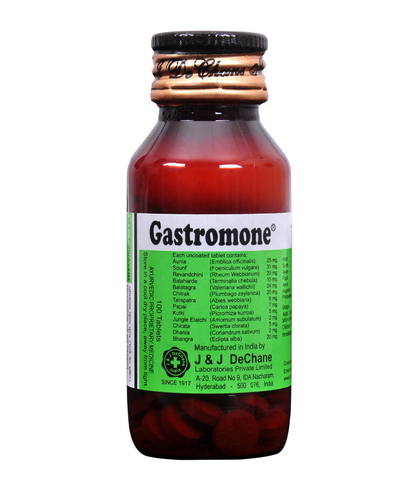 J & J Dechane Ayurvedic Gastromone Tablets 