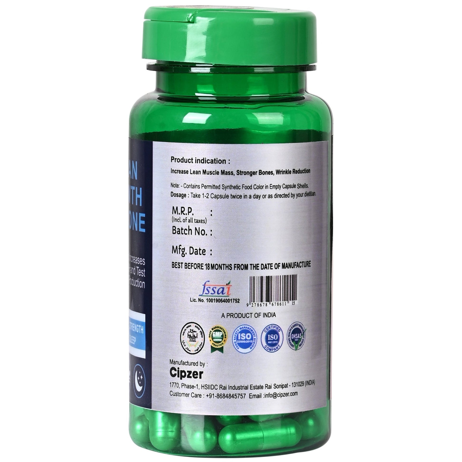 Cipzer Human Growth Harmone Capsules 