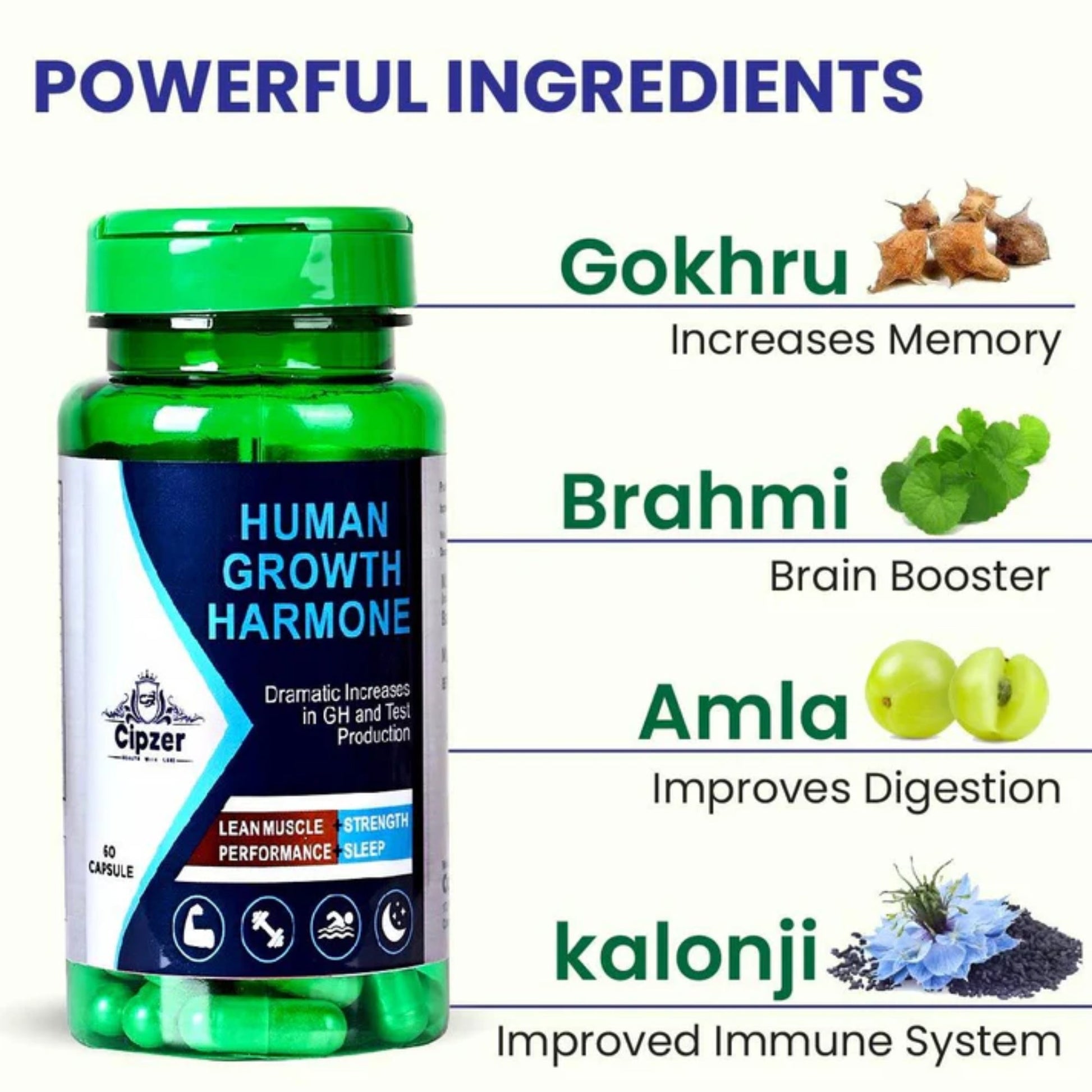 Cipzer Human Growth Harmone Capsules 