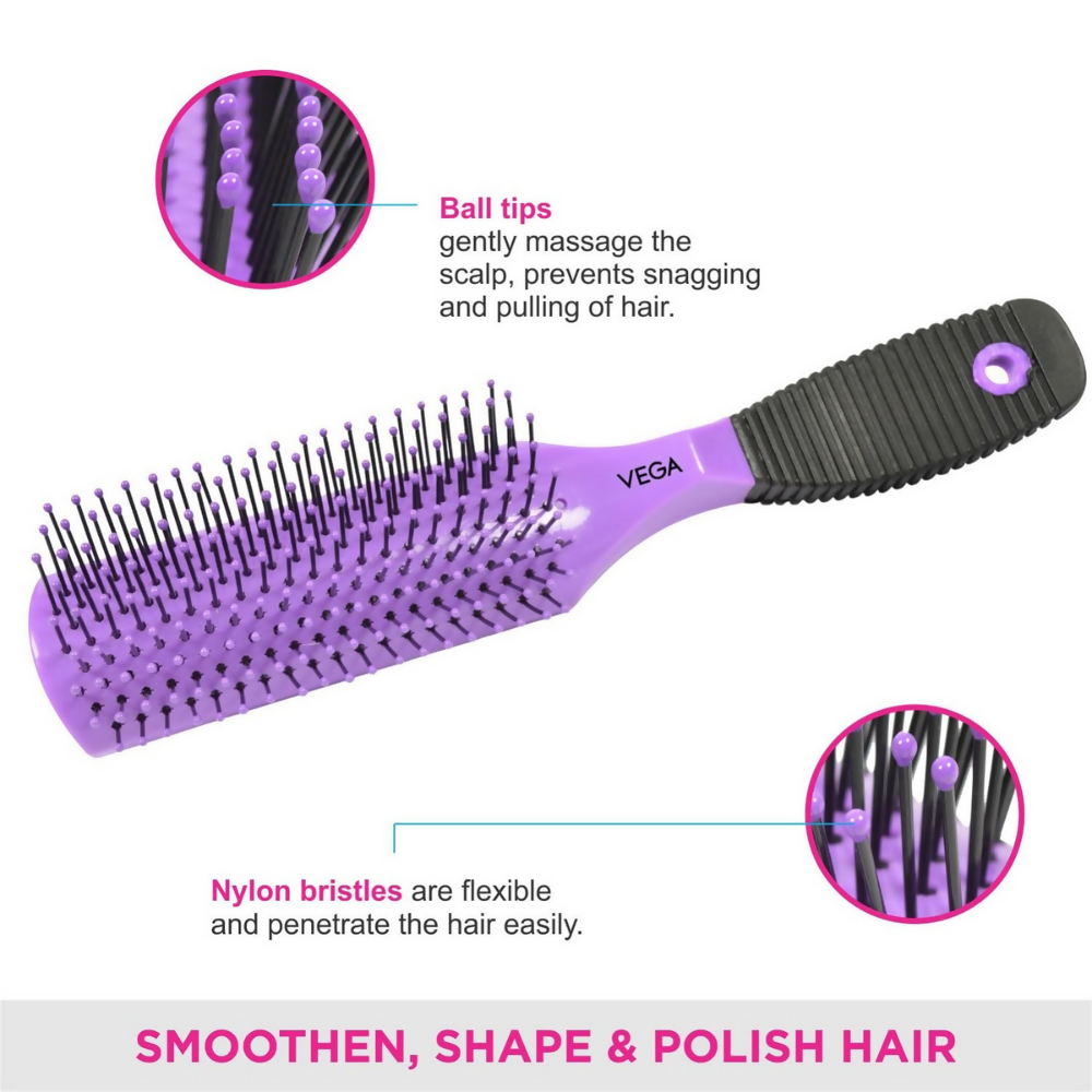 Vega Flat Hair Brush  Grab2Buy Vega Grab2Buy