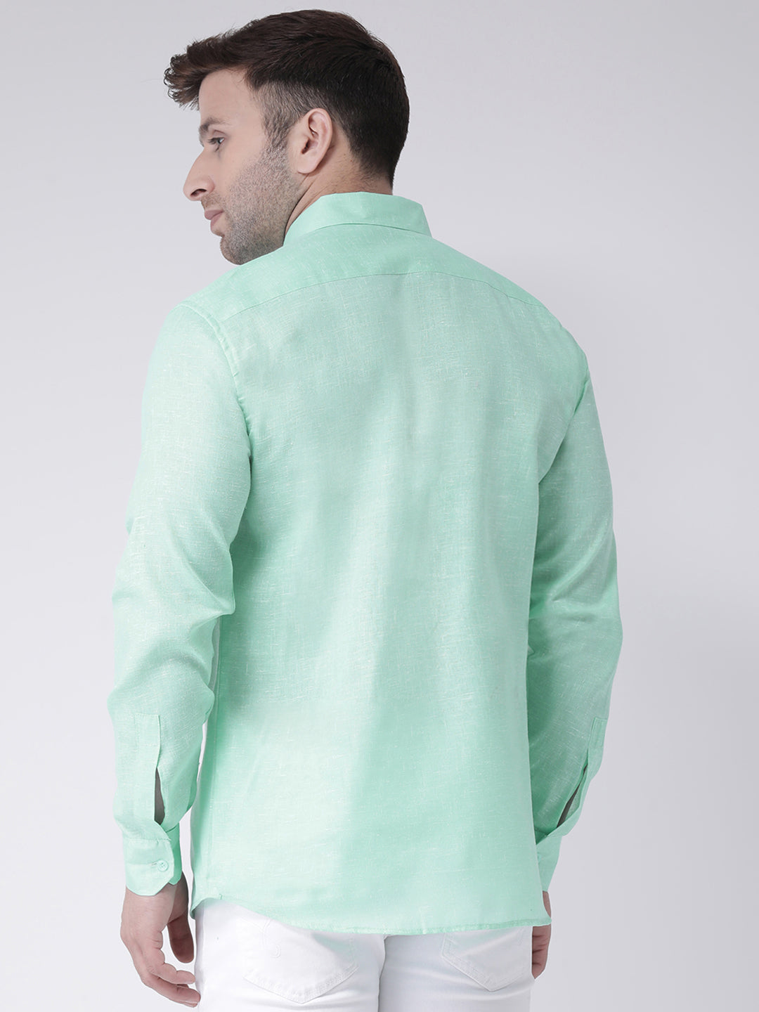 RIAG Green Men's Full Sleeves Shirt