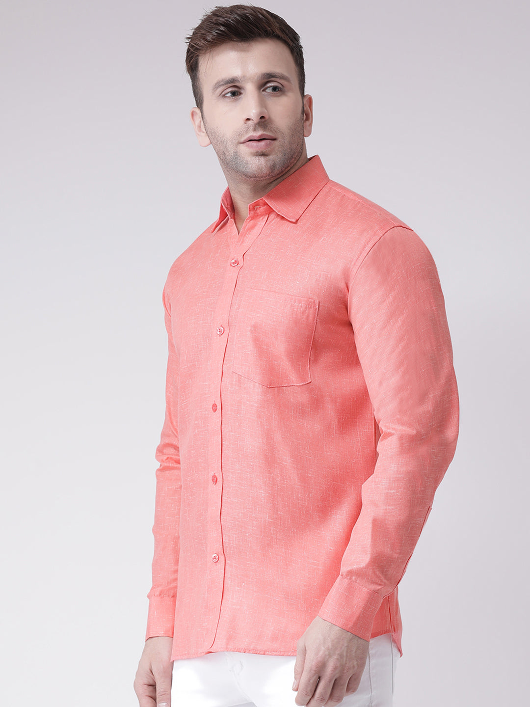 RIAG Orange Men's Full Sleeves Shirt