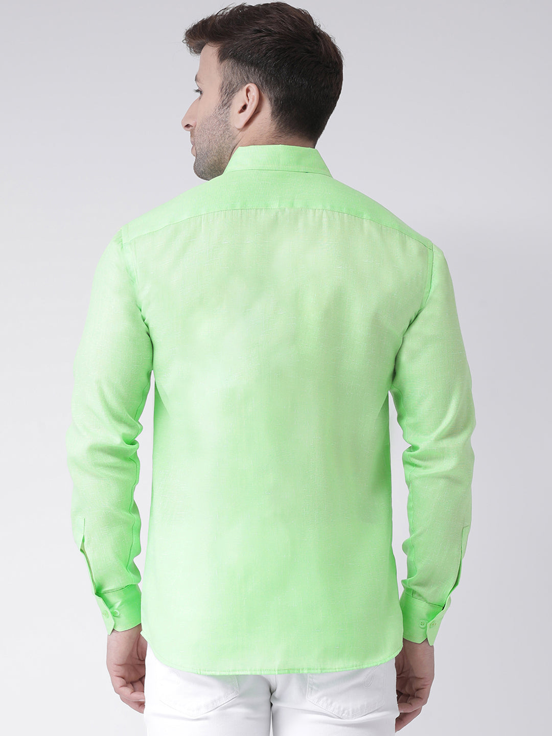 RIAG Green Men's Full Sleeves Shirt