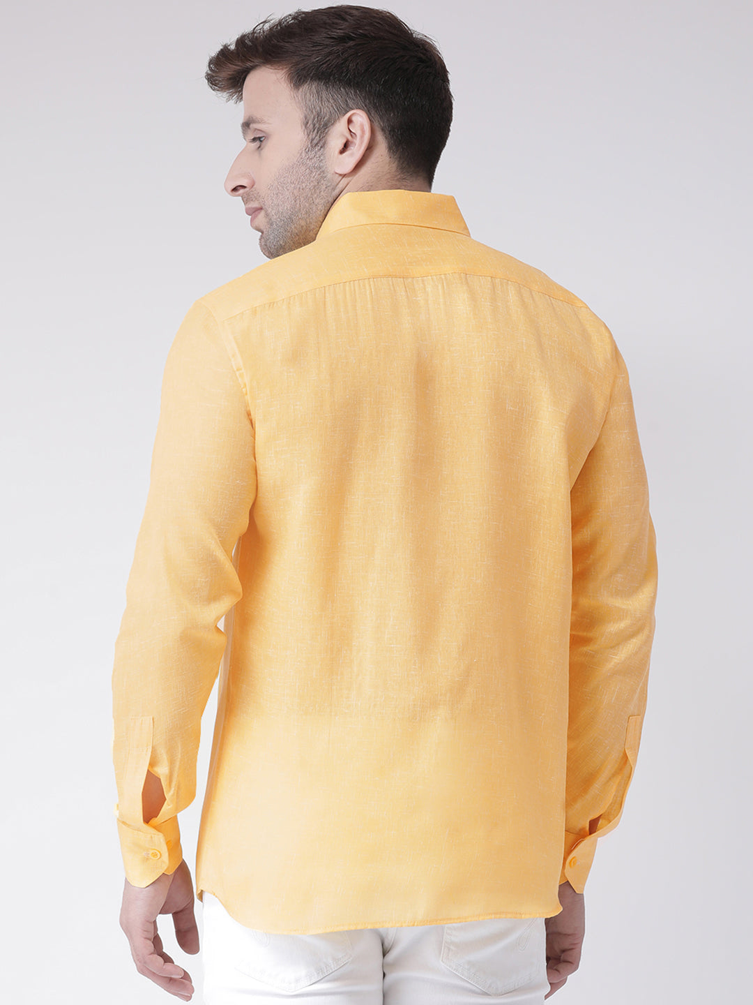 RIAG Yellow Men's Full Sleeves Shirt