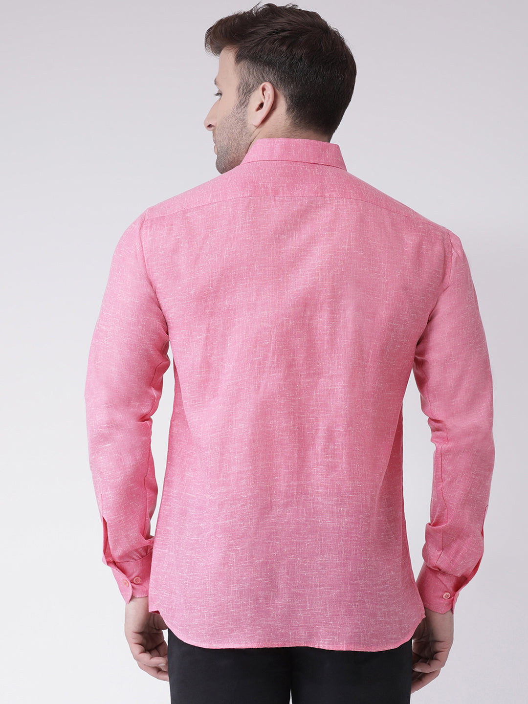 RIAG Pink Men's Full Sleeves Shirt