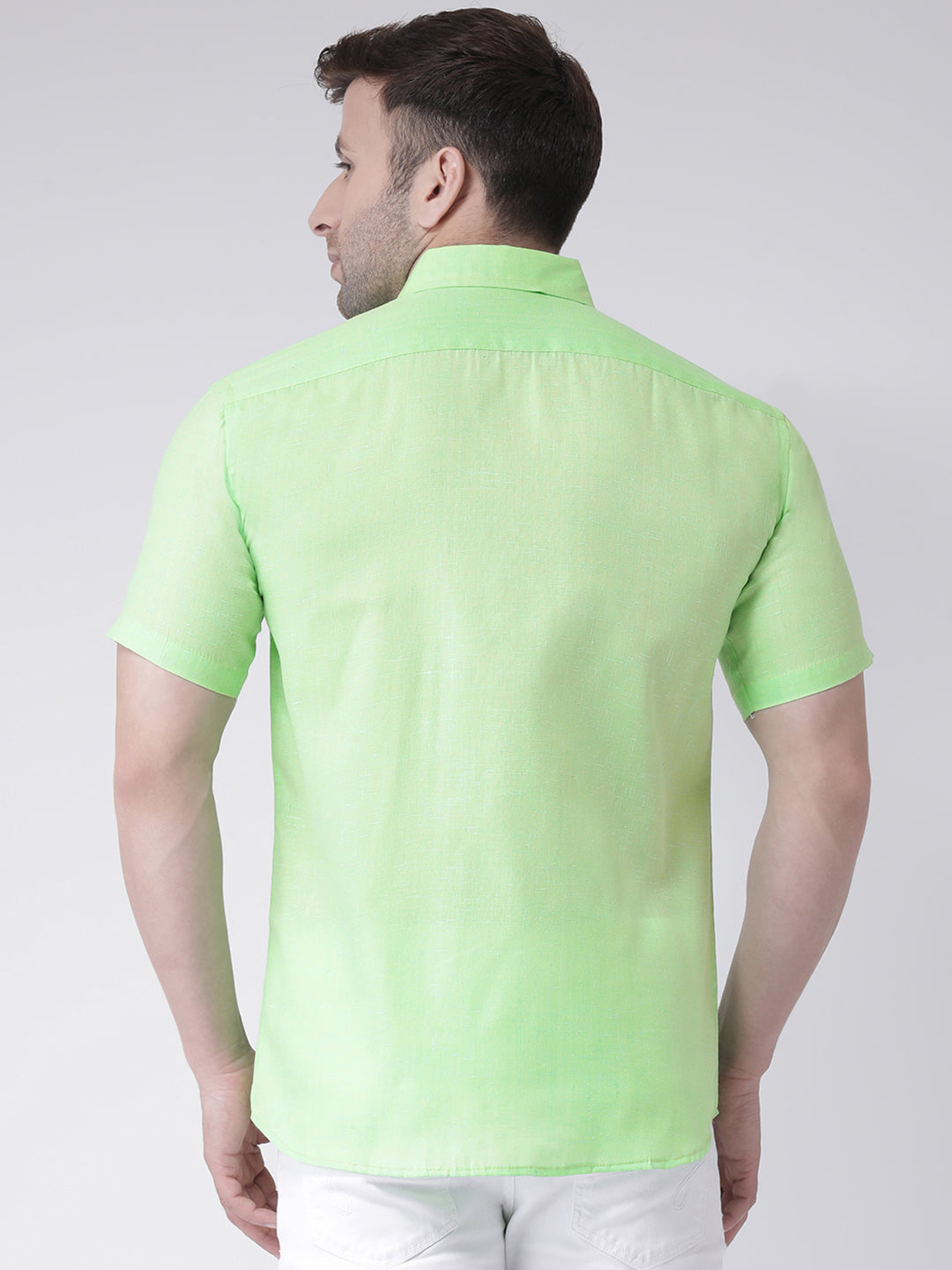RIAG Green Men's Half Sleeves Shirt