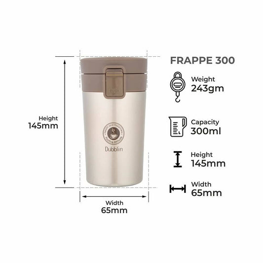 Dubblin Frappe Stainless Steel Mug - Grab2buy