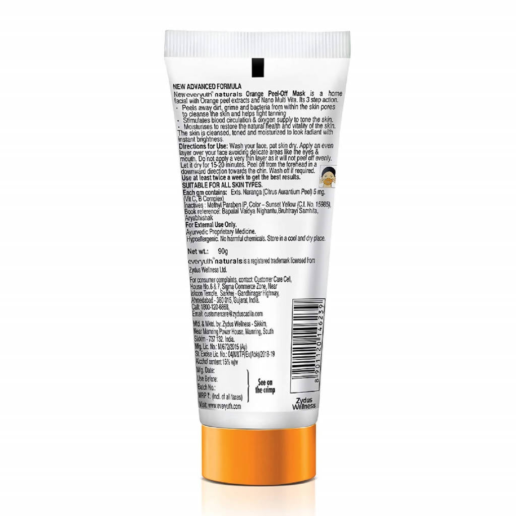 Everyuth Naturals Glow Orange Peel Off Mask 