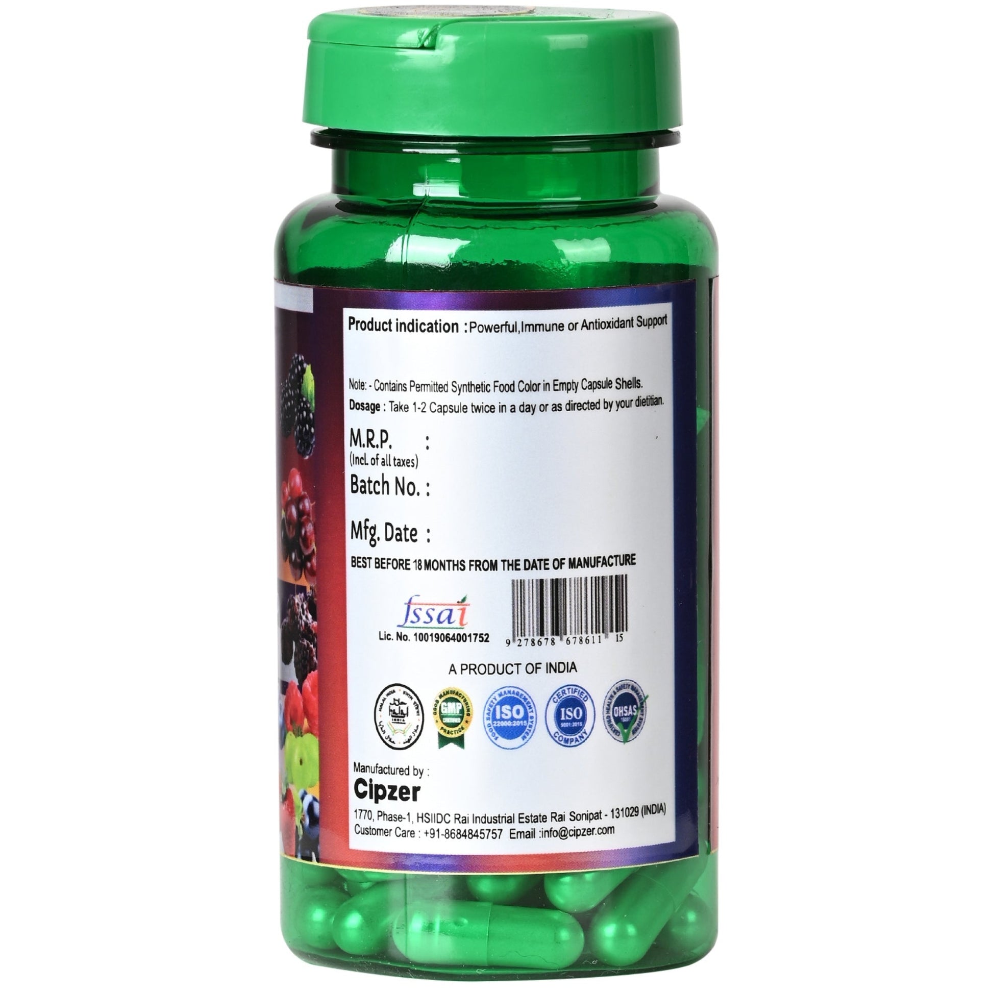 Cipzer Juice Berry Capsules 