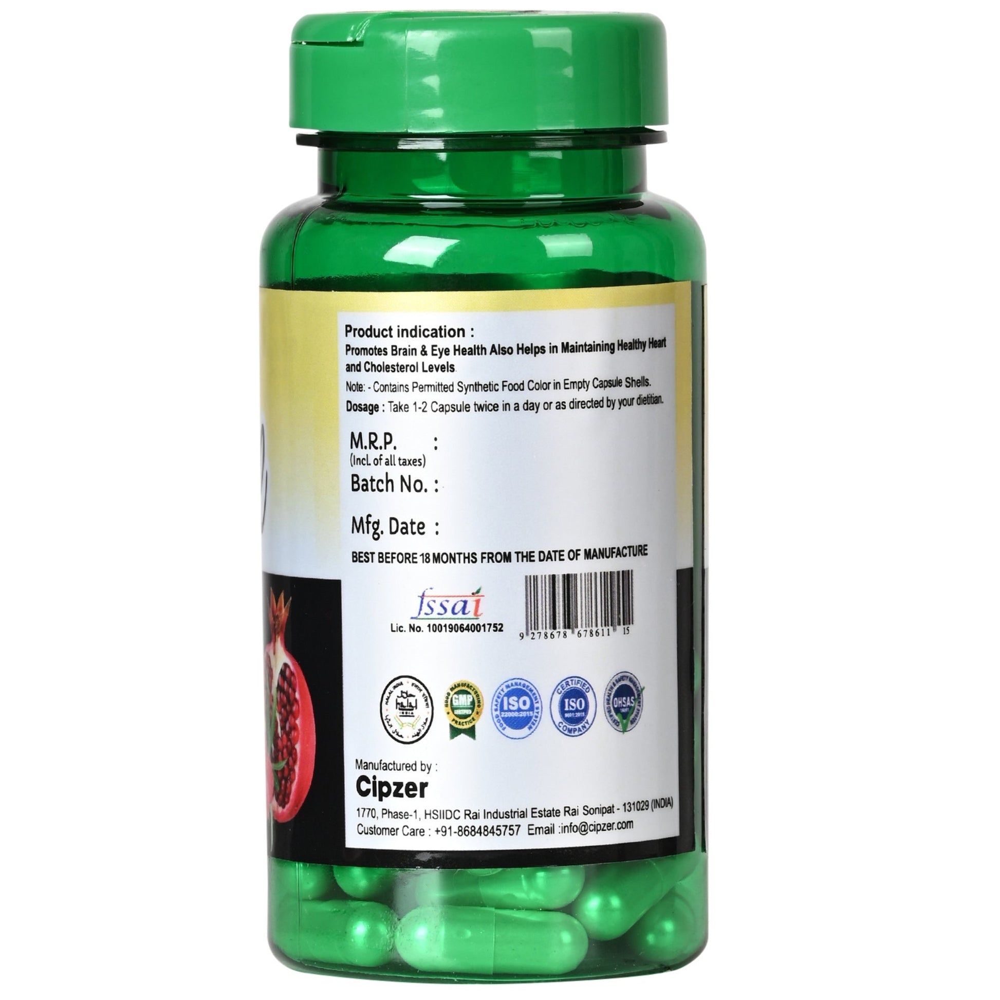 Cipzer Juice Omega Capsules 