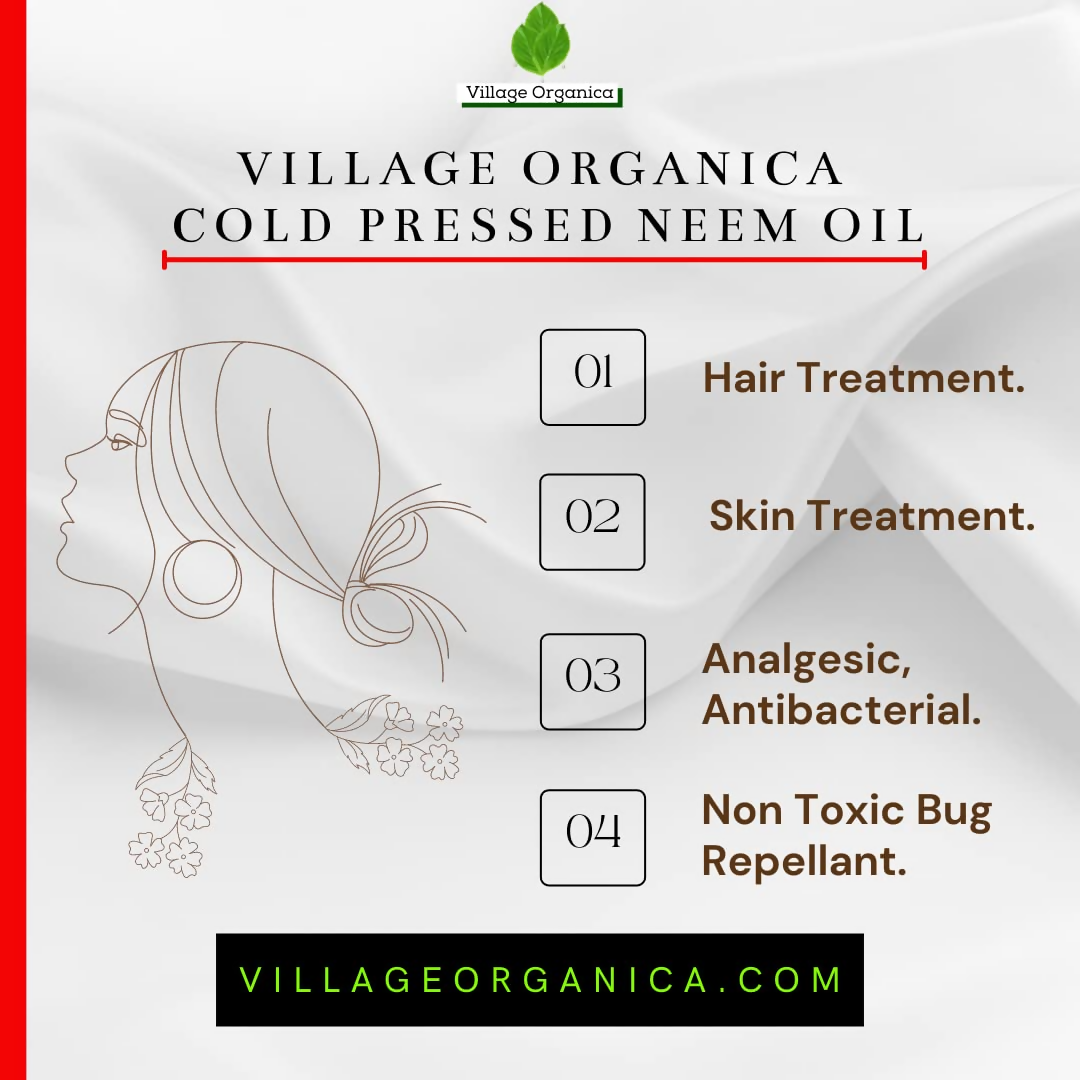 Village-Organica Cold Pressed Neem Oil  Grab2Buy Village-Organica Grab2Buy