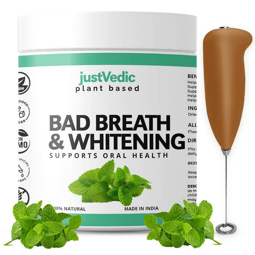 Just Vedic Bad Breath & Whitening Drink Mix 