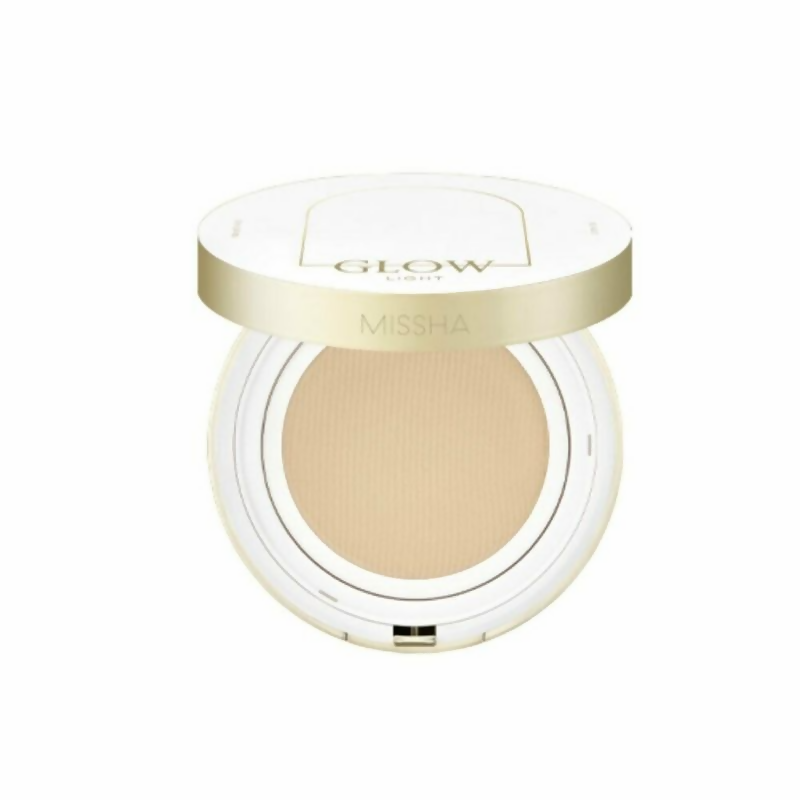 Missha Glow Cushion Light No.23 Sand SPF 37 PA+++  Grab2Buy Missha Grab2Buy