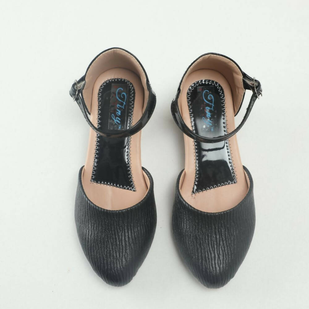 Tiny Bugs Girls Party Wear Ballerinas Heels - Black  Grab2Buy Tiny Bugs Grab2Buy