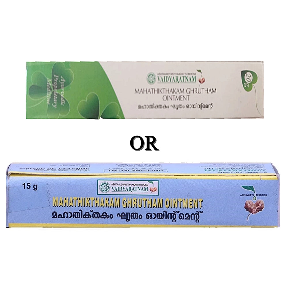 Vaidyaratnam Mahathikthakam Ghrutham Ointment 