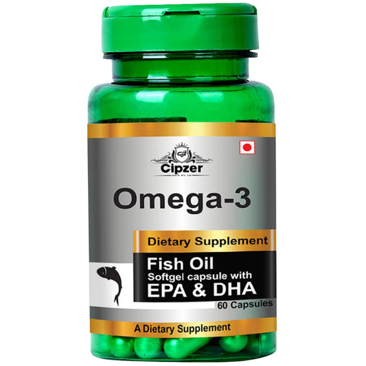 Cipzer Omega 3 Fish Oil Softgel Capsules 