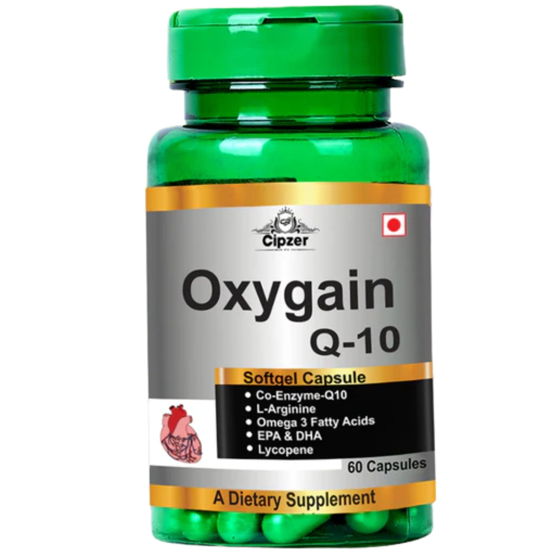 Cipzer Oxygain Q-10 Softgel Capsules 