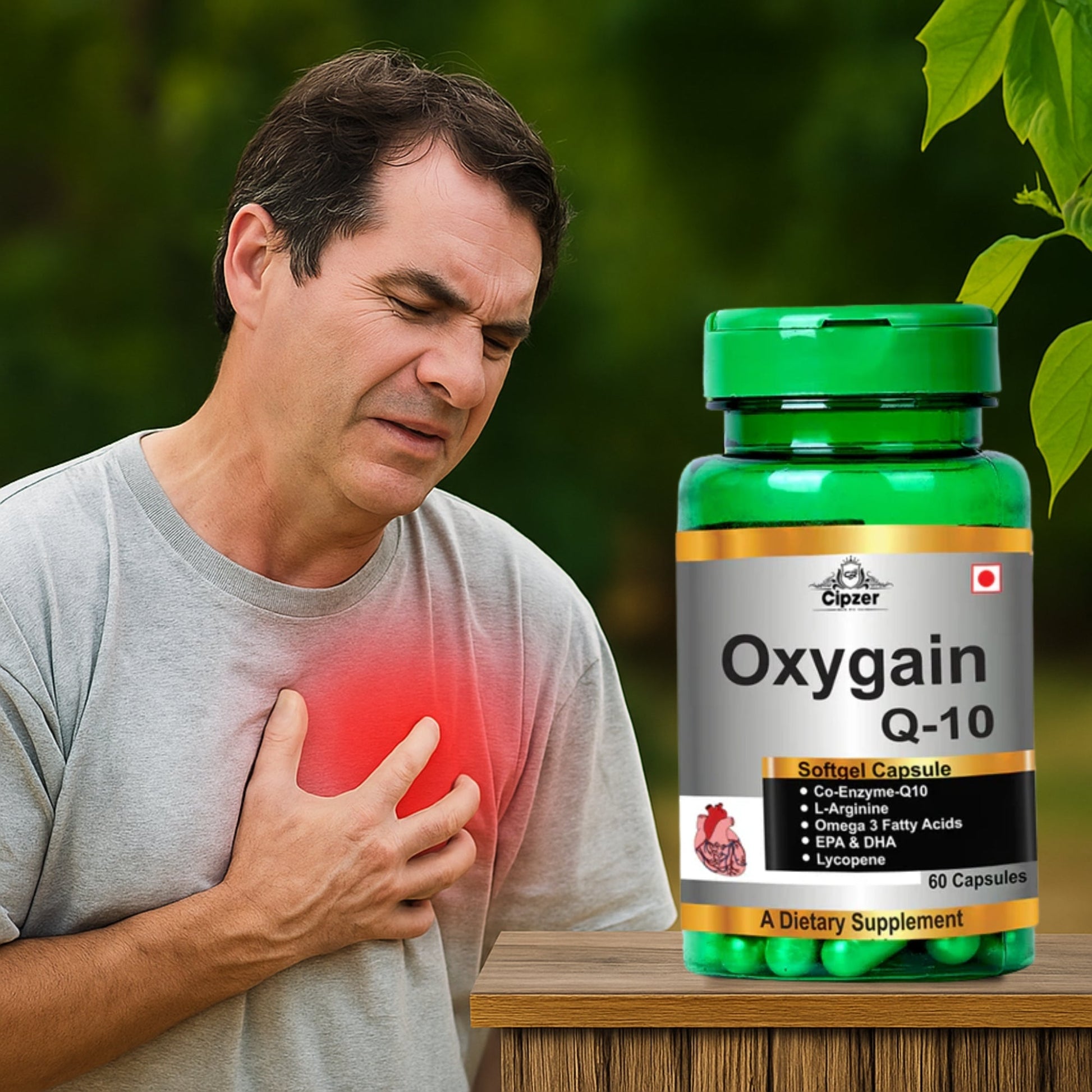 Cipzer Oxygain Q-10 Softgel Capsules 