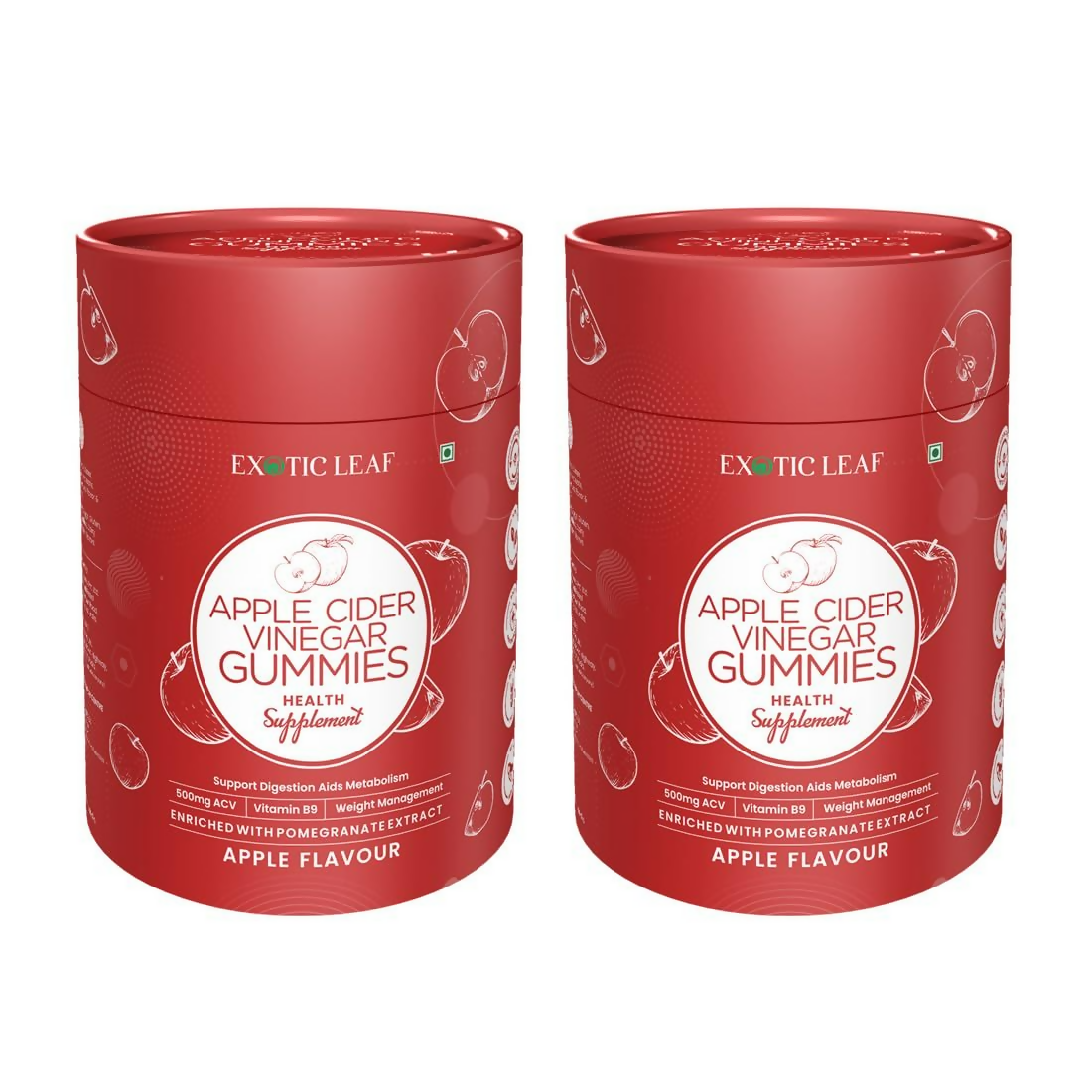 Exotic Leaf Apple Cider Gummies 