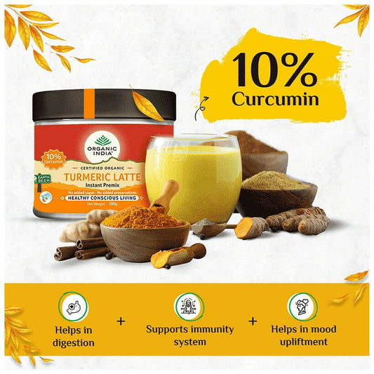 Organic India Turmeric Latte Instant Premix - Grab2buy