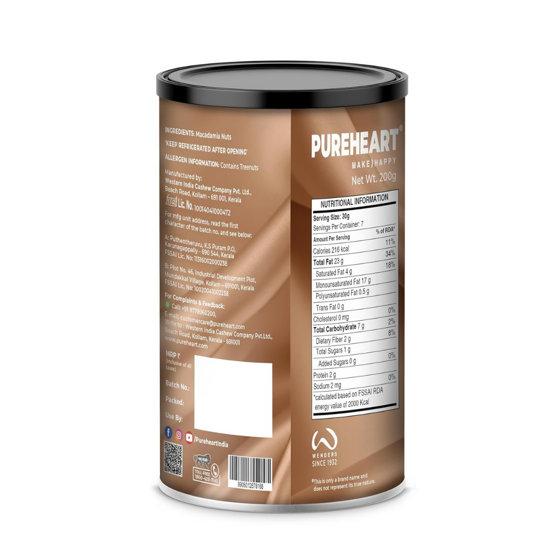 Pureheart Natural Macadamia Halves