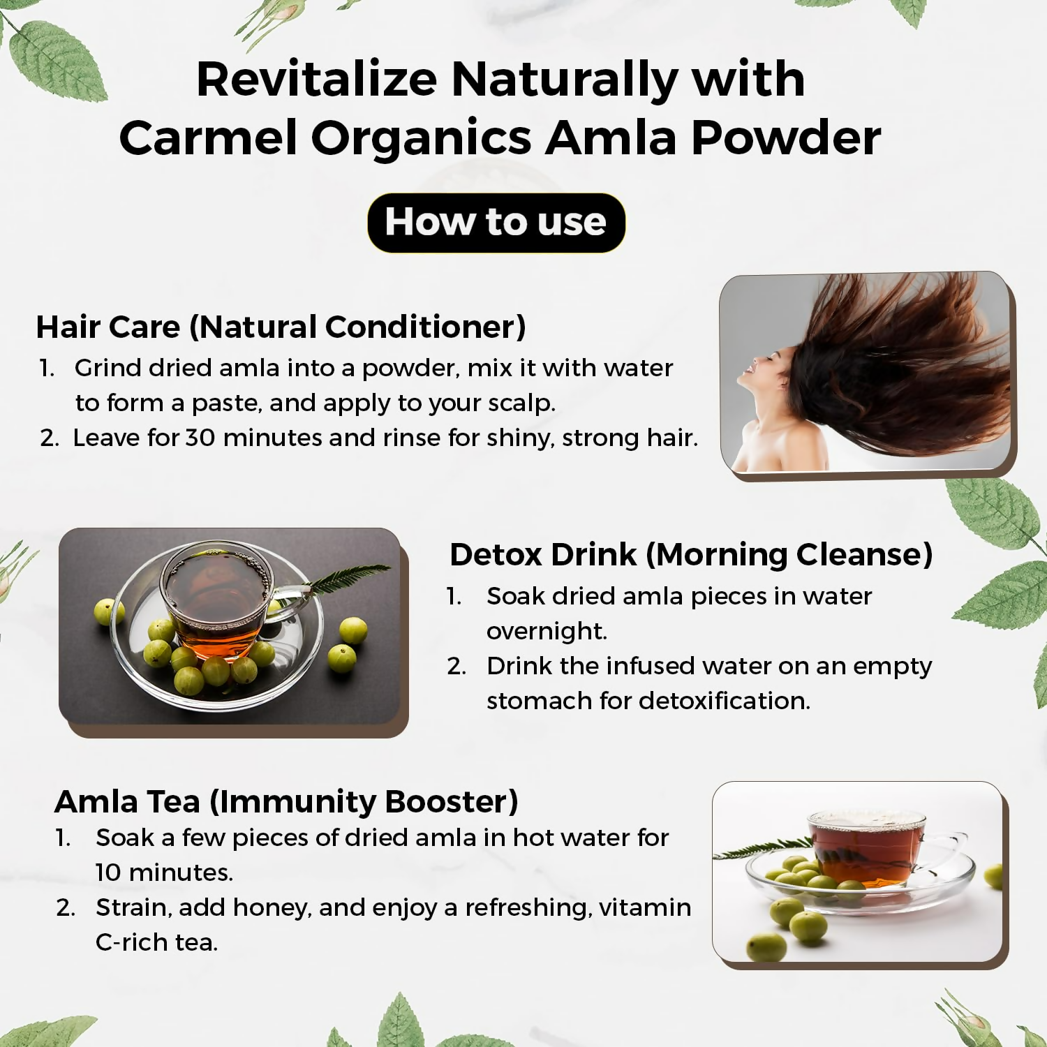 Carmel Organics Amla Fruit Powder 