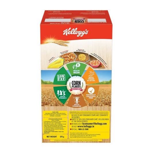 Kellogg's Corn Flakes With Real Strawberry Puree 