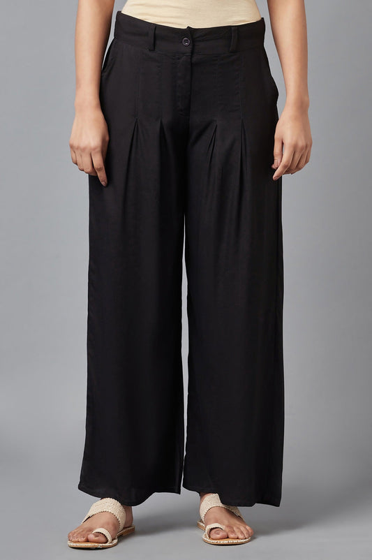 W for Woman Black Tailored Volume Pants
